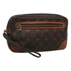 LOUIS VUITTON Monogram Marly Dragonne GM Clutch Bag